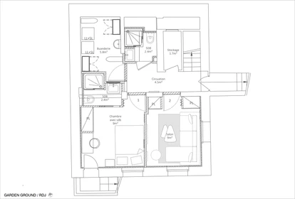 私人房间 在住宅内 在 11 rue du Clos des Ermites, 29的图像23