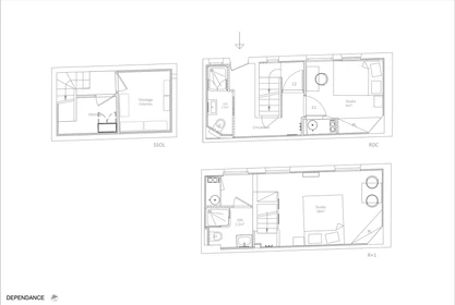 私人房间 在住宅内 在 11 rue du Clos des Ermites, 29的图像28