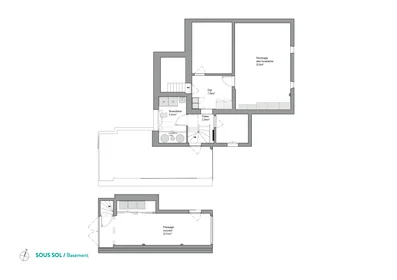 私人房间 在住宅内 在 66 rue Moslard, 17的图像17