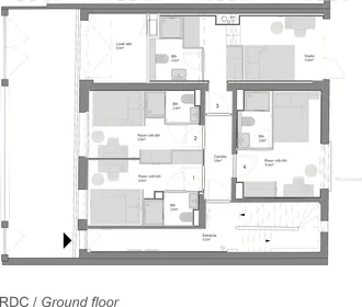 Prywatny pokój w rezydencji 43 av. des Bretagnes, obraz 21 25