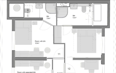 Prywatny pokój w rezydencji 43 av. des Bretagnes, obraz 20 22