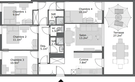 Privatzimmer im Wohnheim in der 46 allée George Sand, bild 22 von 22