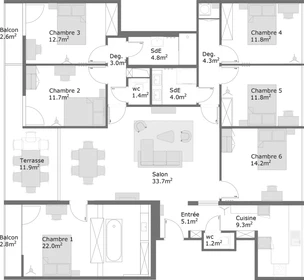 Privatzimmer im Wohnheim in der 8 avenue de mormal, bild 21 von 21