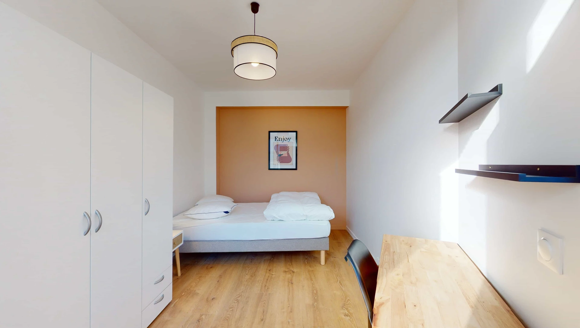 Habitación en alquiler con cama doble Marsella