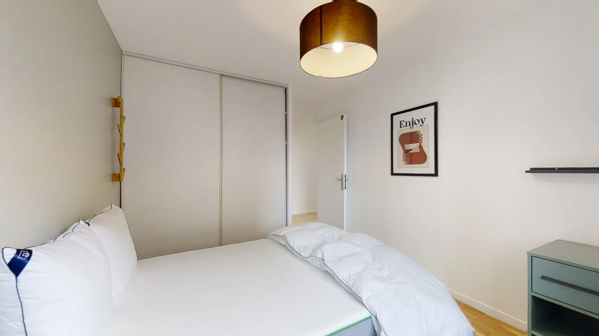 Pokój do wynajęcia z podwójnym łóżkiem w Lyon