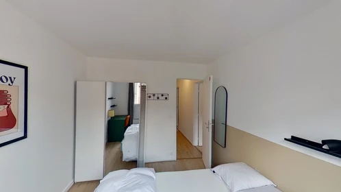 Habitación en alquiler con cama doble Paris