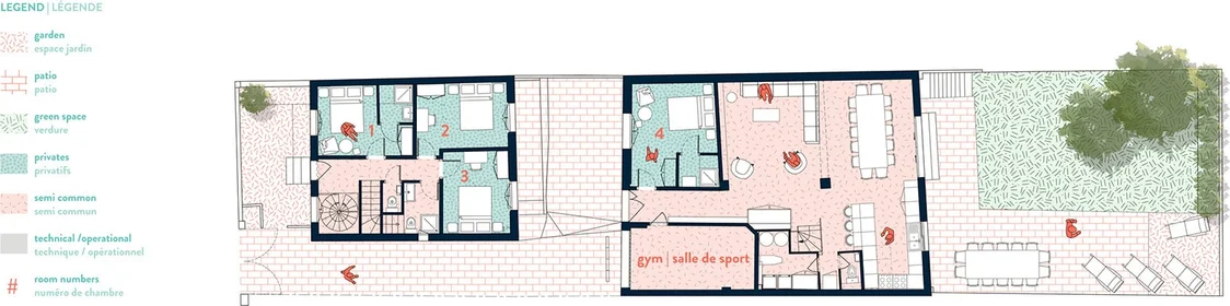 Prywatny pokój w rezydencji 74 rue Henri Barbusse, obraz 3 6