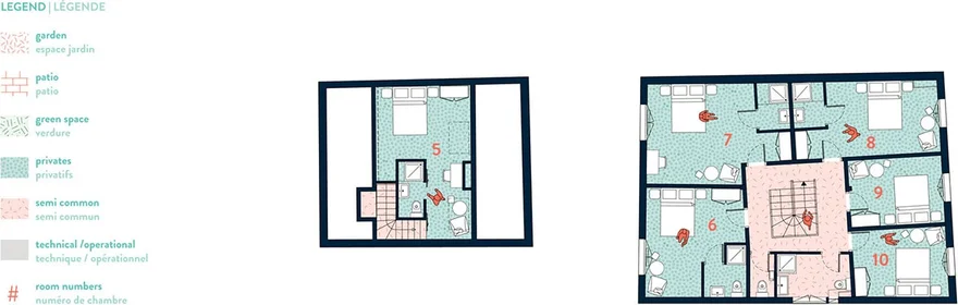 Prywatny pokój w rezydencji 74 rue Henri Barbusse, obraz 4 6
