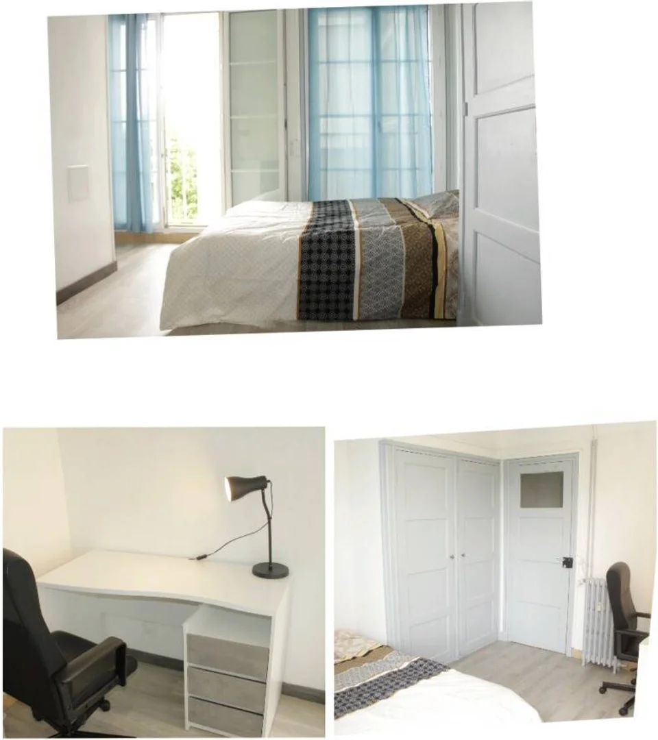 Habitación estudiantil económica cerca del campus en 