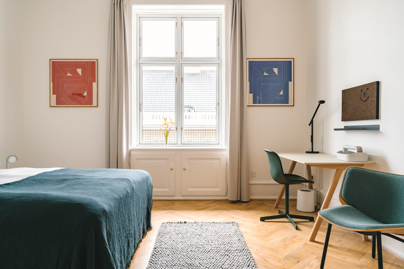 Bright private room in Copenhagen