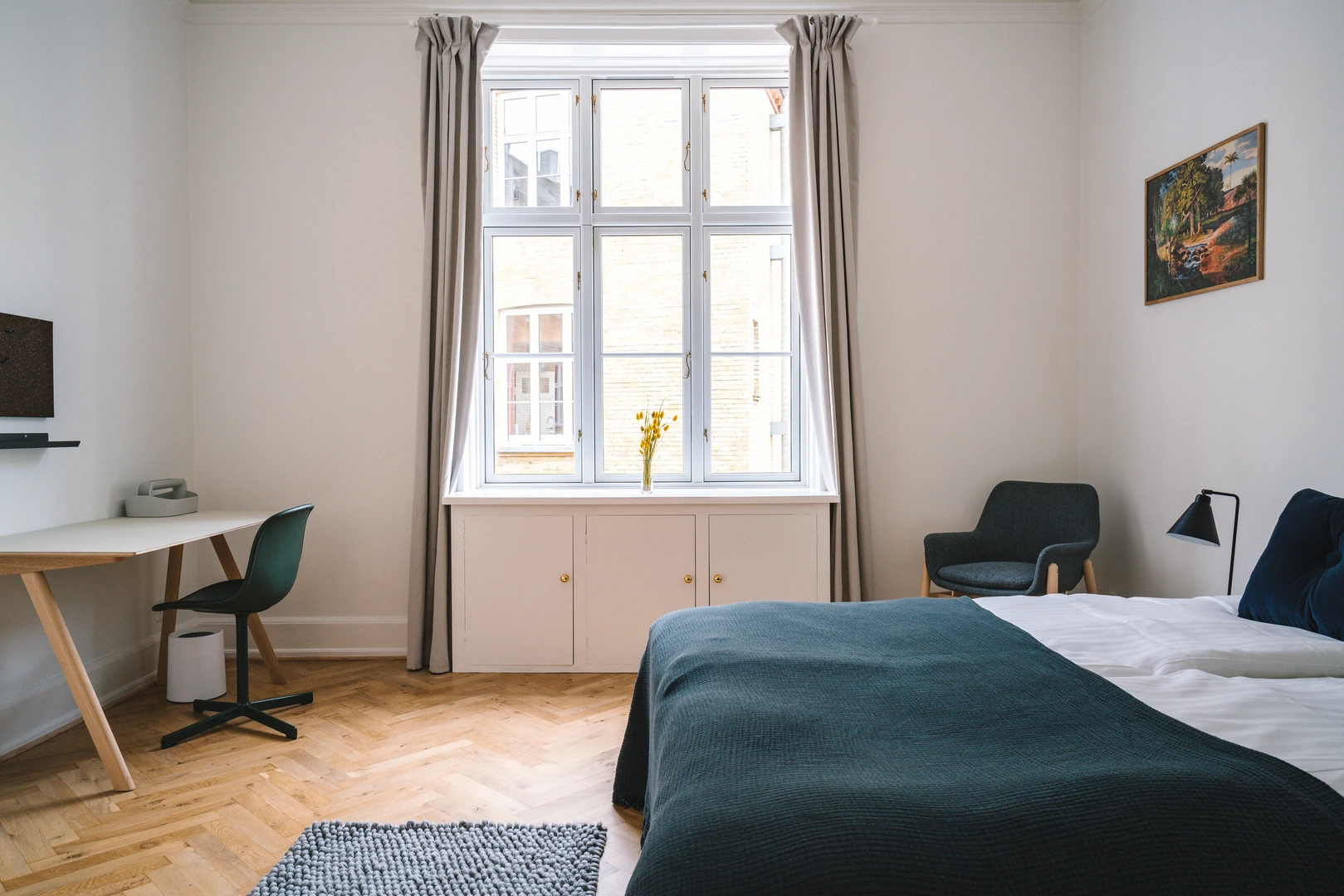 Quarto para alugar com cama de casal em Copenhaga