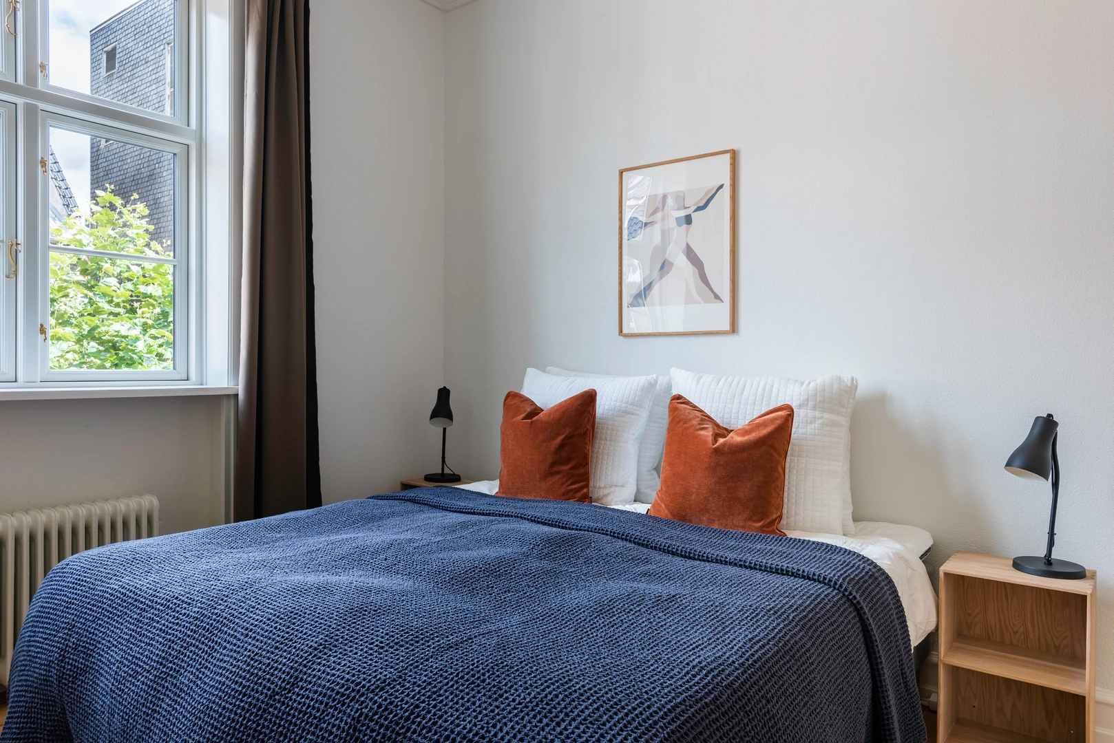 København de çift kişilik yataklı kiralık oda