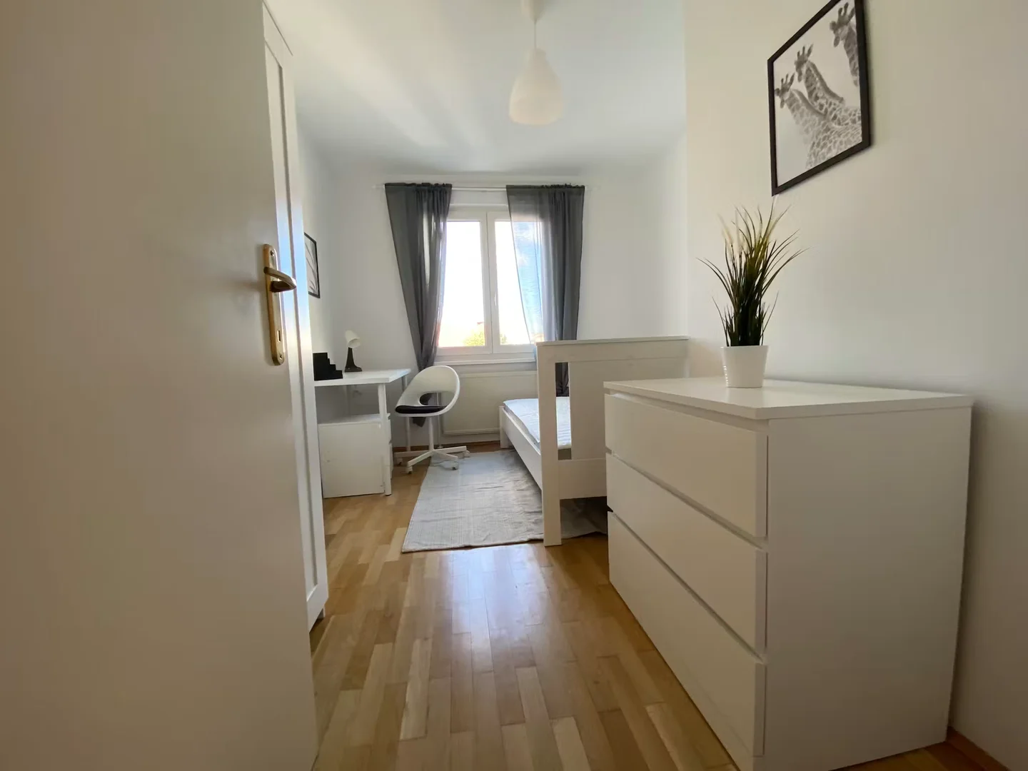 Chambre d'étudiant économique avec emplacement pratique dans