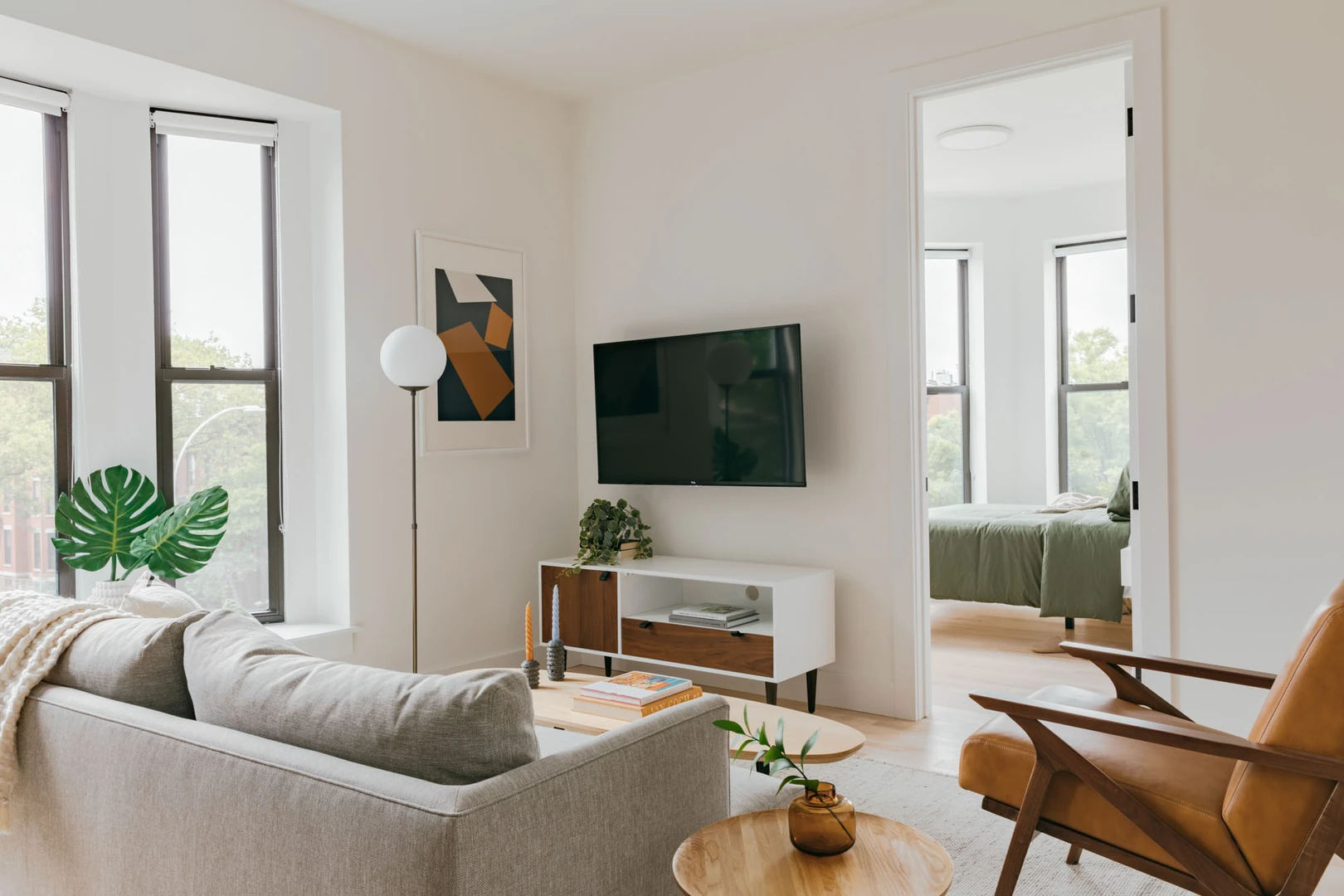 Luminoso e moderno appartamento a New York