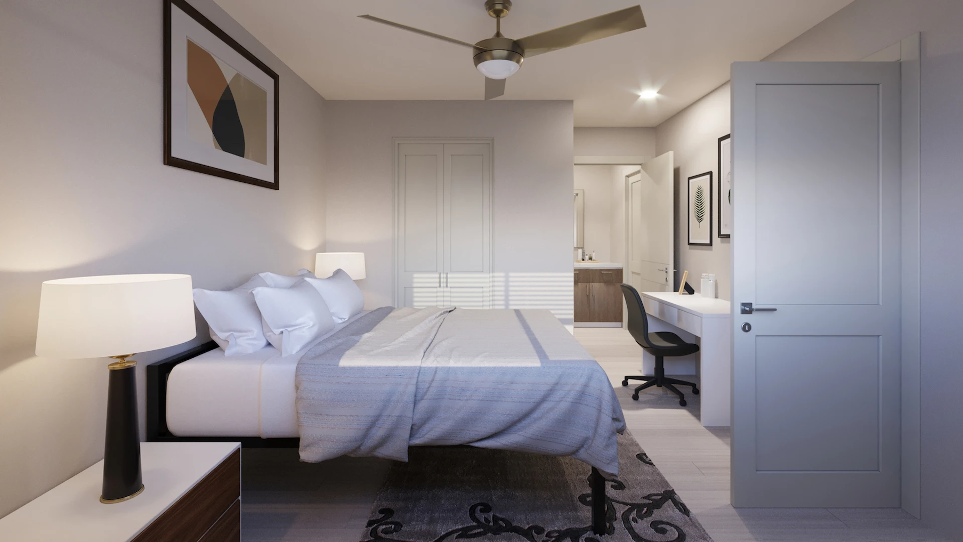 Zimmer mit Doppelbett zu vermieten bryan
