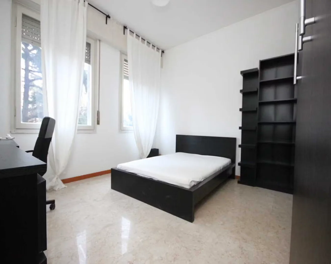 Student room in  with study area and shared facilities