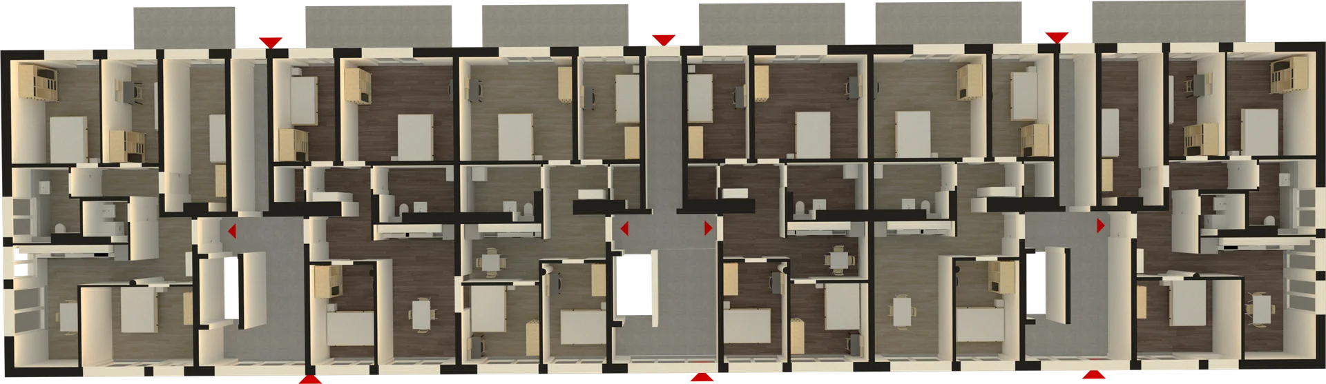 Habitación estudiantil económica con ubicación conveniente en