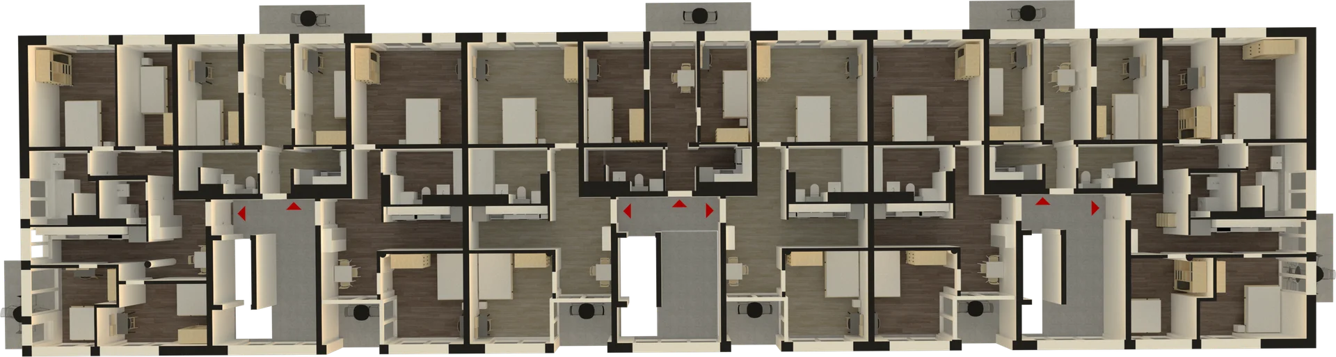 Habitación en apartamento estudiantil en alquiler en , completamente amueblado