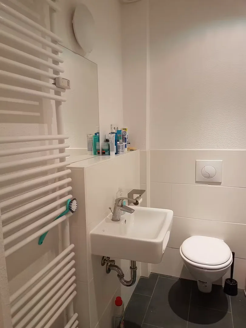 'de öğrenci dairesinde, tamamen mobilyalı kiralık oda