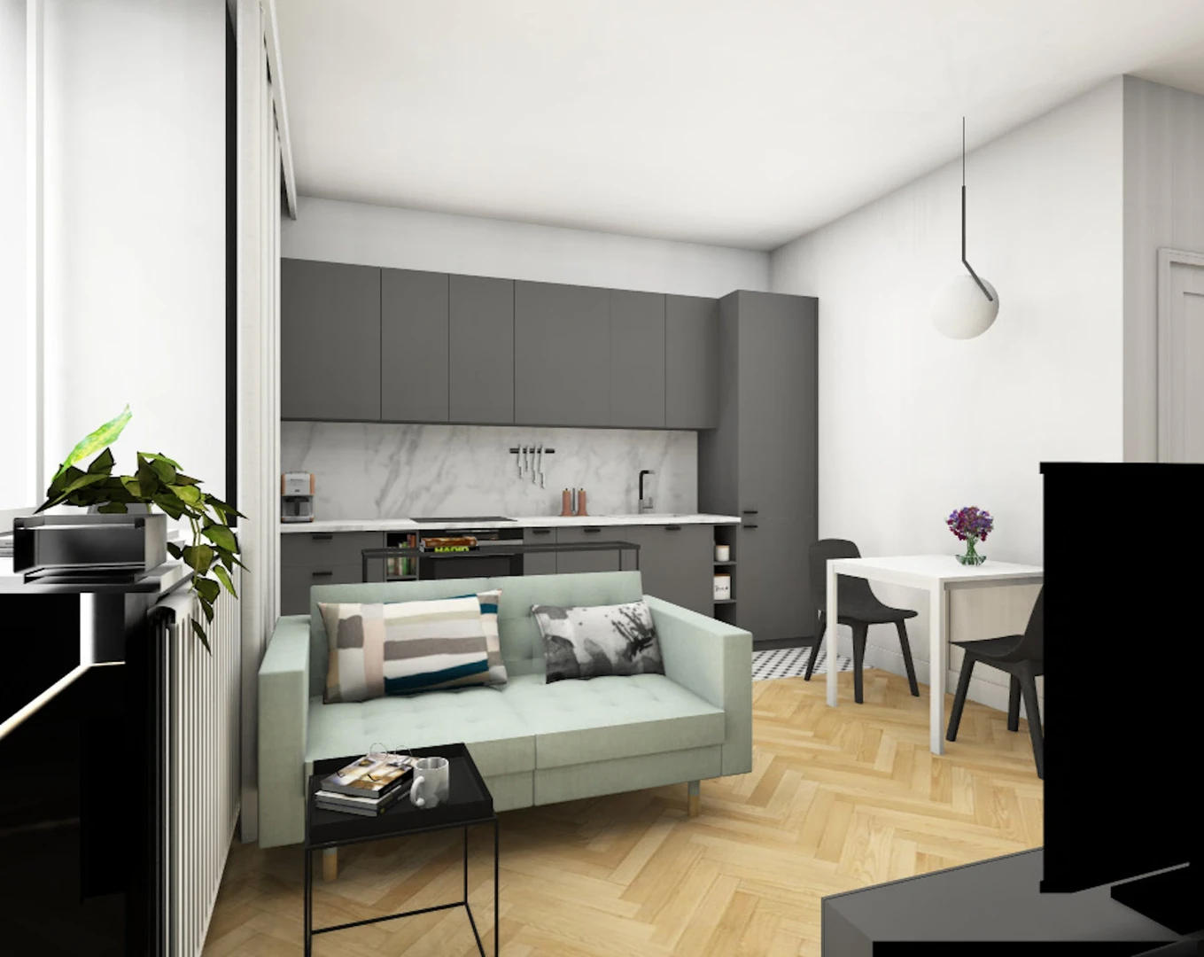 Appartamento completamente ristrutturato a Poznań