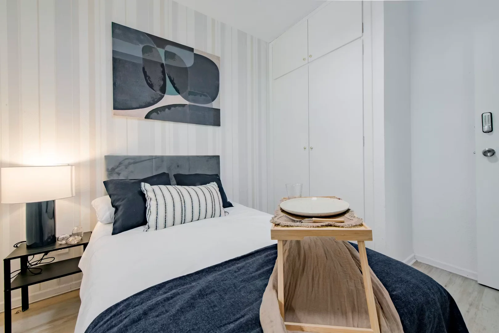 Habitación asequible para estudiantes con buena iluminación en 