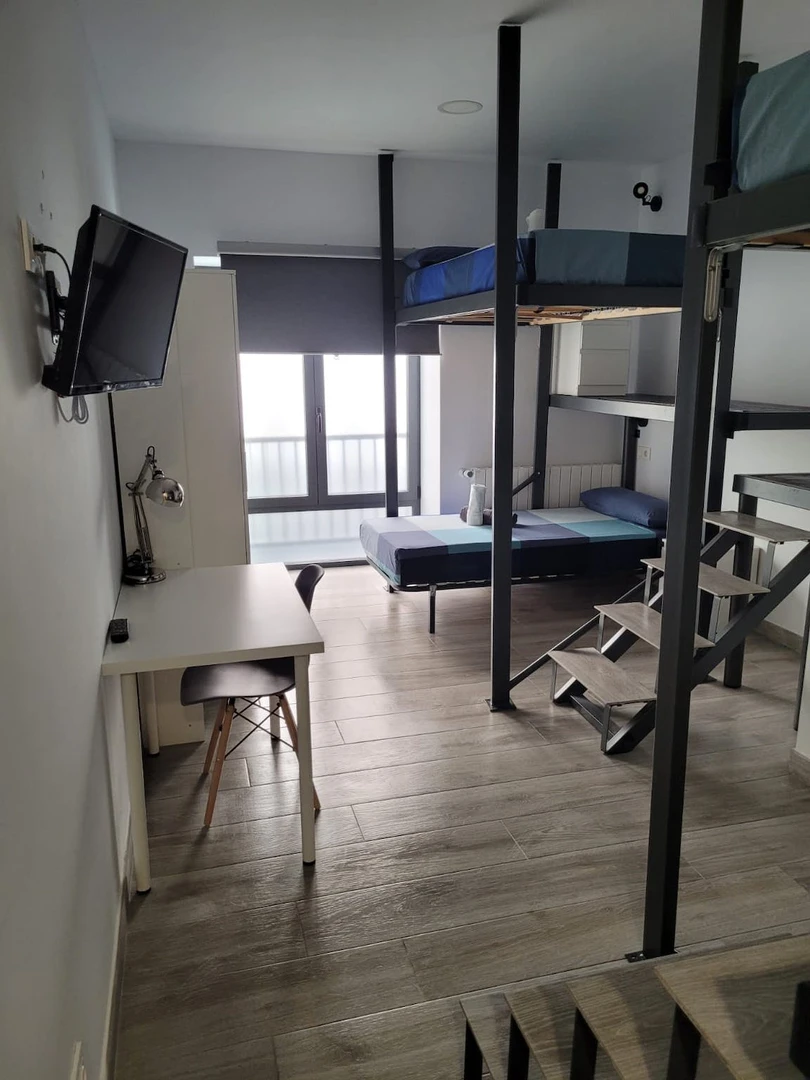 Shared room with desk in Zaragoza