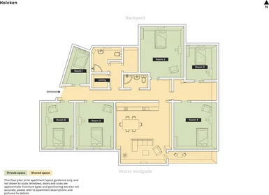 Quarto privado em Copenhagen, Denmark, imagem 26 de 27