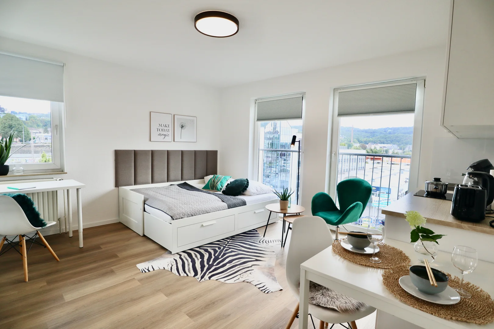 Chambre à louer dans un appartement d'étudiant à , entièrement meublée