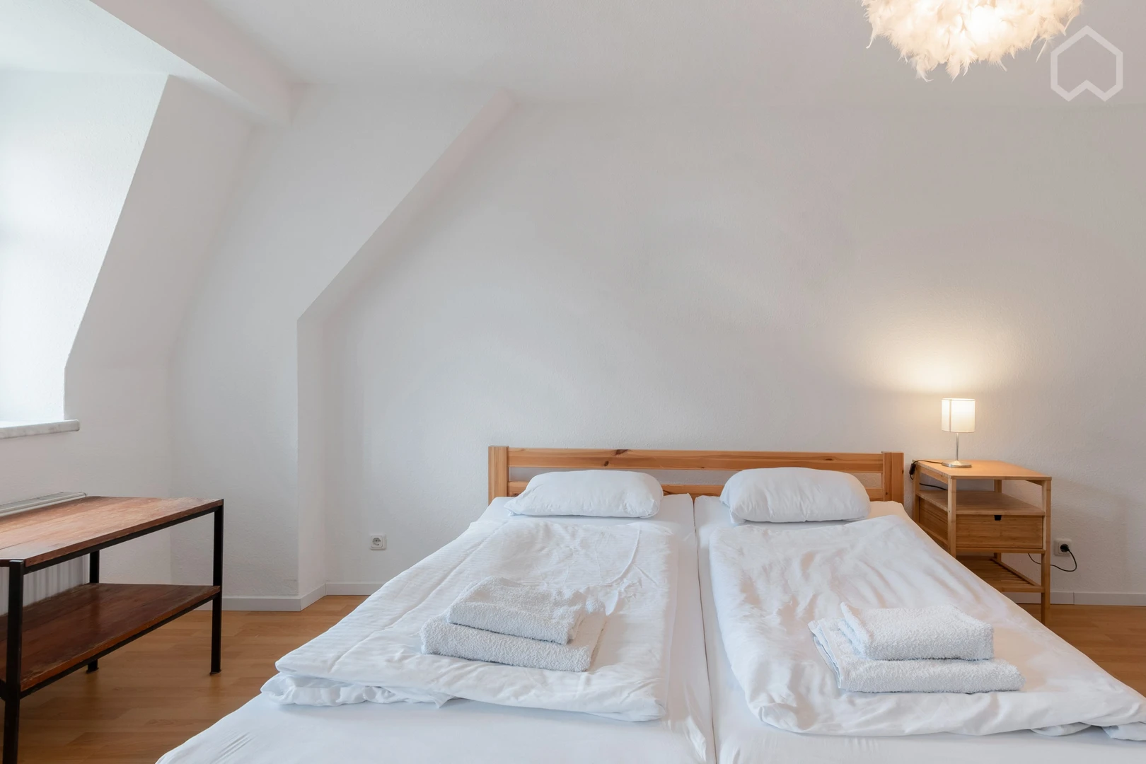 Dresden de çift kişilik yataklı kiralık oda