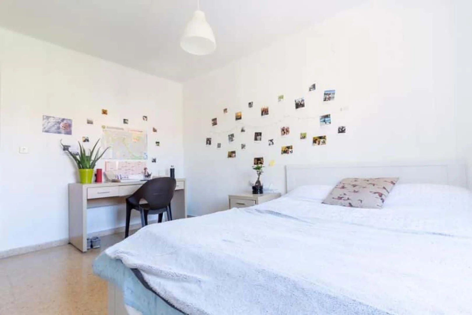 Chambre abordable pour les étudiants avec un bon éclairage dans 