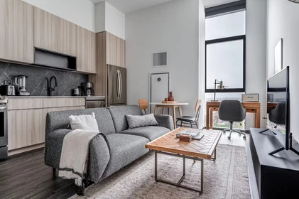 Apartamento totalmente mobilado em Chicago