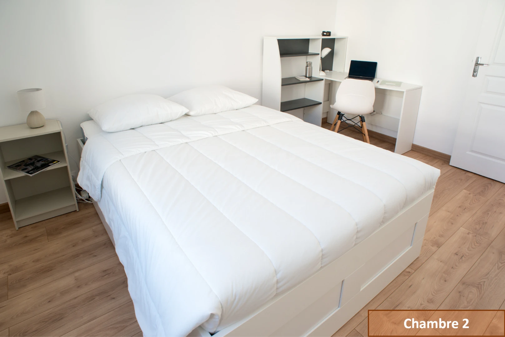 Chambre à louer avec lit double Le Havre