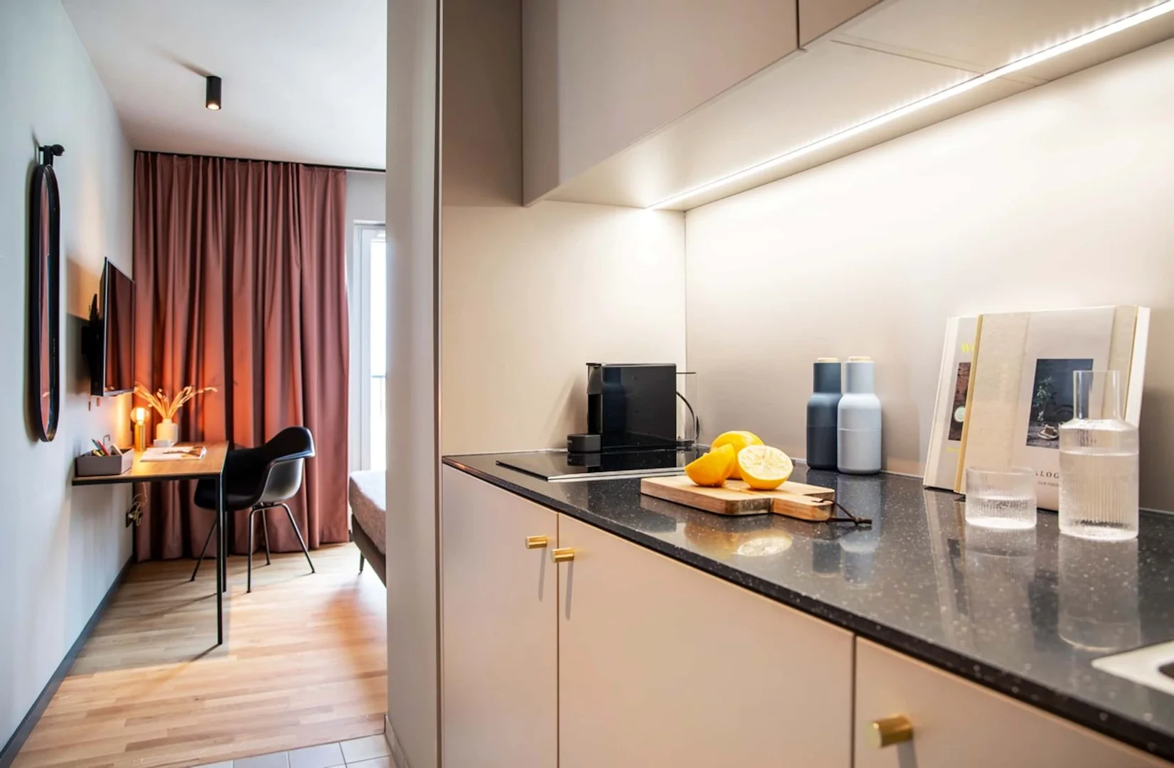 Chambre d'étudiant confortable et spacieuse dans 
