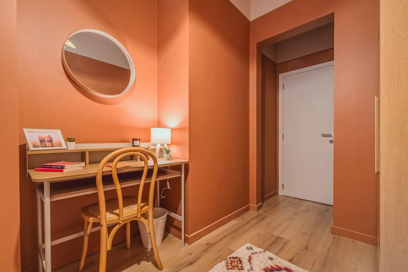 Affordable room for students with ample lighting in