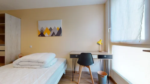 Quarto privado em 29 Rue Calvin/ 230 rue Coligny 2ème étage, imagem 12 de 14