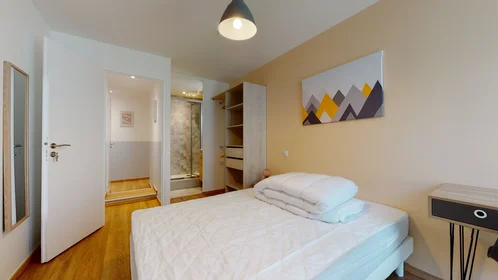Quarto privado em 29 Rue Calvin/ 230 rue Coligny 2ème étage, imagem 13 de 14