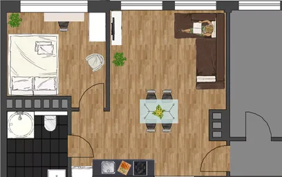 Apartamento inteiro em Bismarckstraße, Innenstadt, imagem 1 de 10