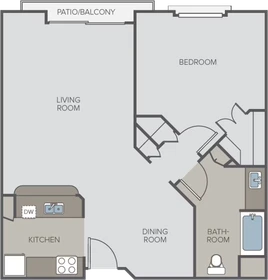 Appartamento con 3 camere da letto a Los Angeles
