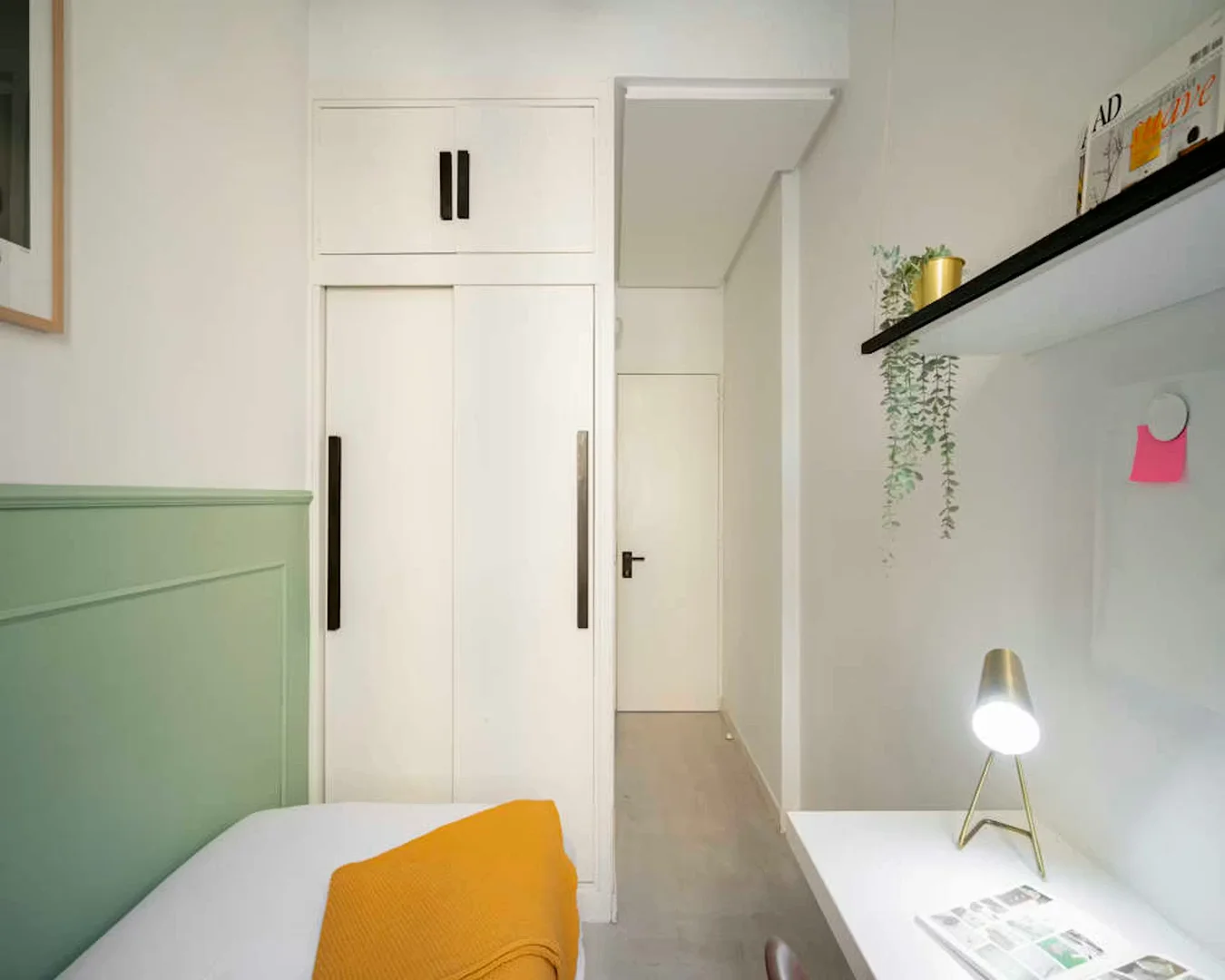 Habitación acogedora para estudiantes disponible en 