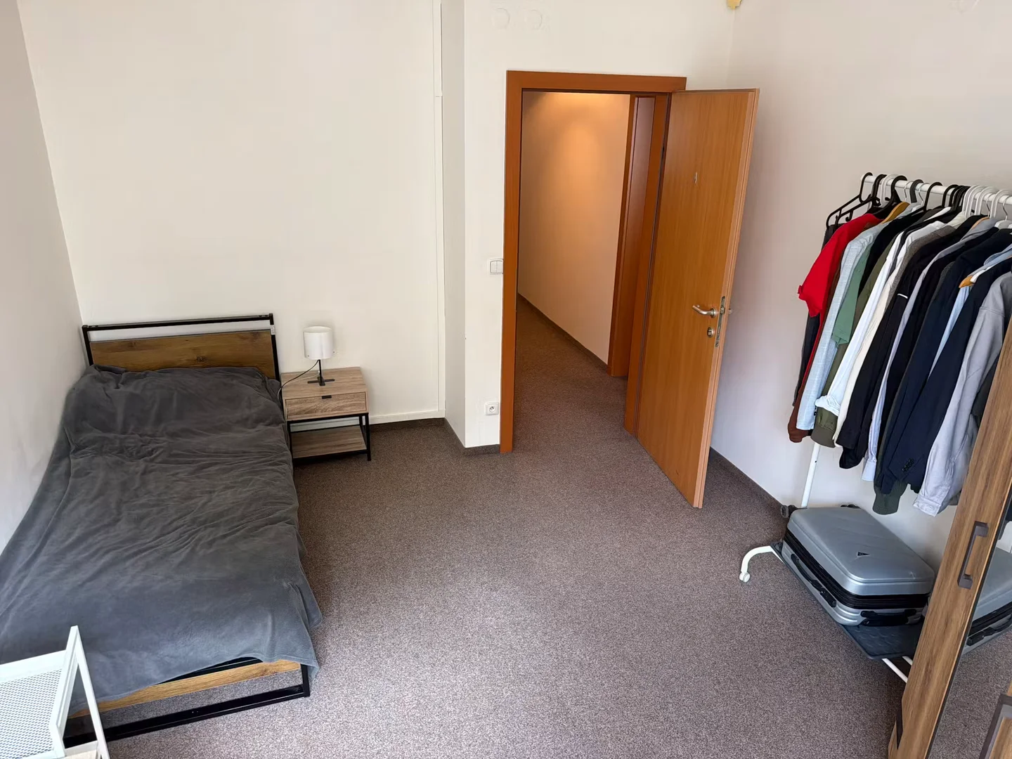 Student room in  with study area and shared facilities