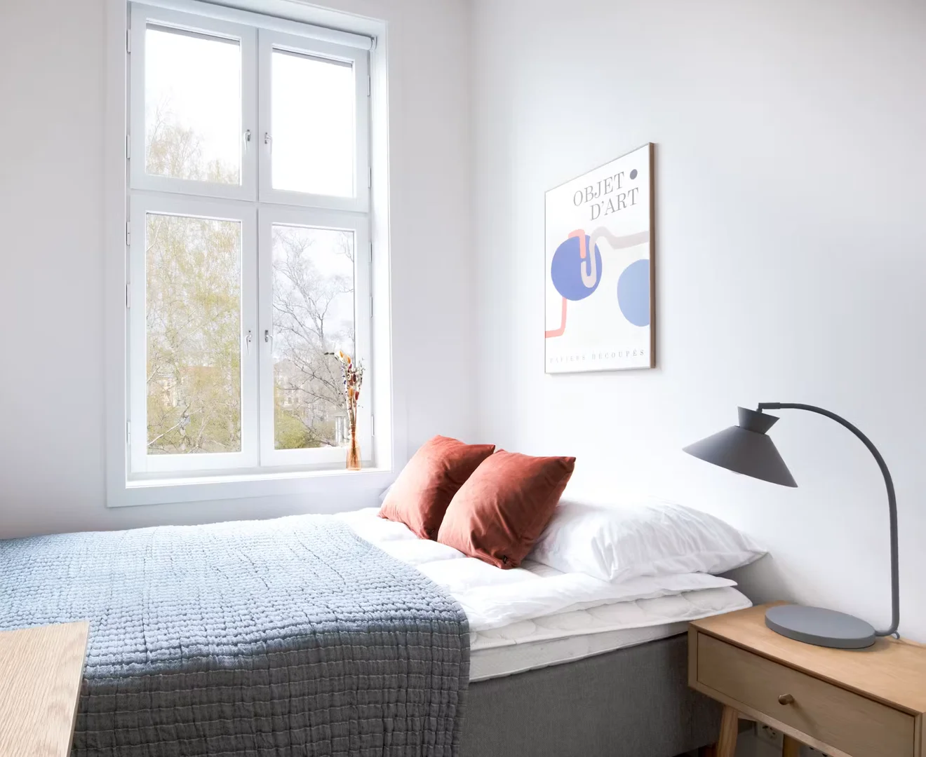 Habitación acogedora para estudiantes disponible en 