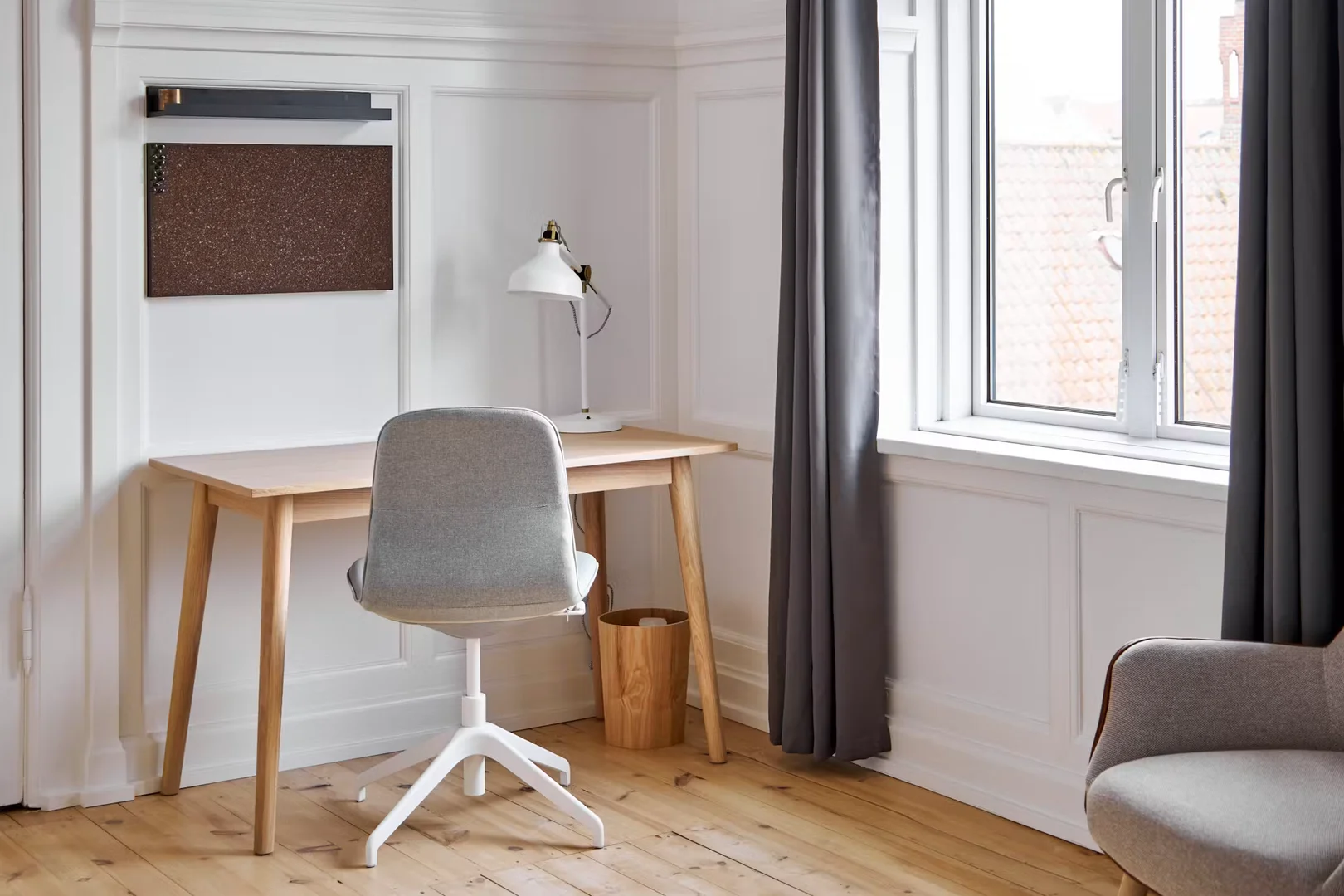 Quarto de estudante funcional perfeito para estudar em