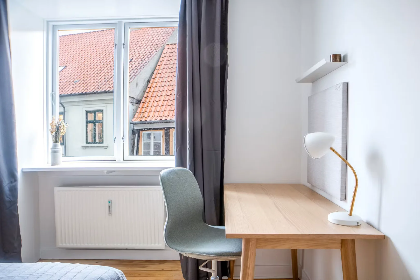 Quarto amigo do estudante em  com comodidades modernas
