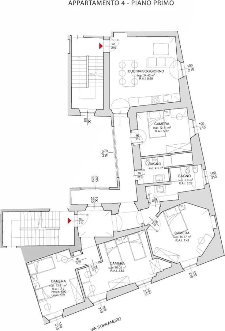 Comfortable and spacious student room in 