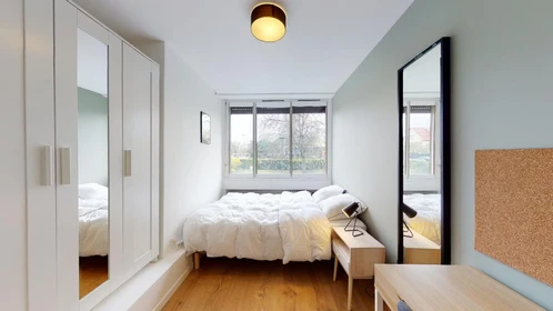 Habitación en alquiler con cama doble Paris