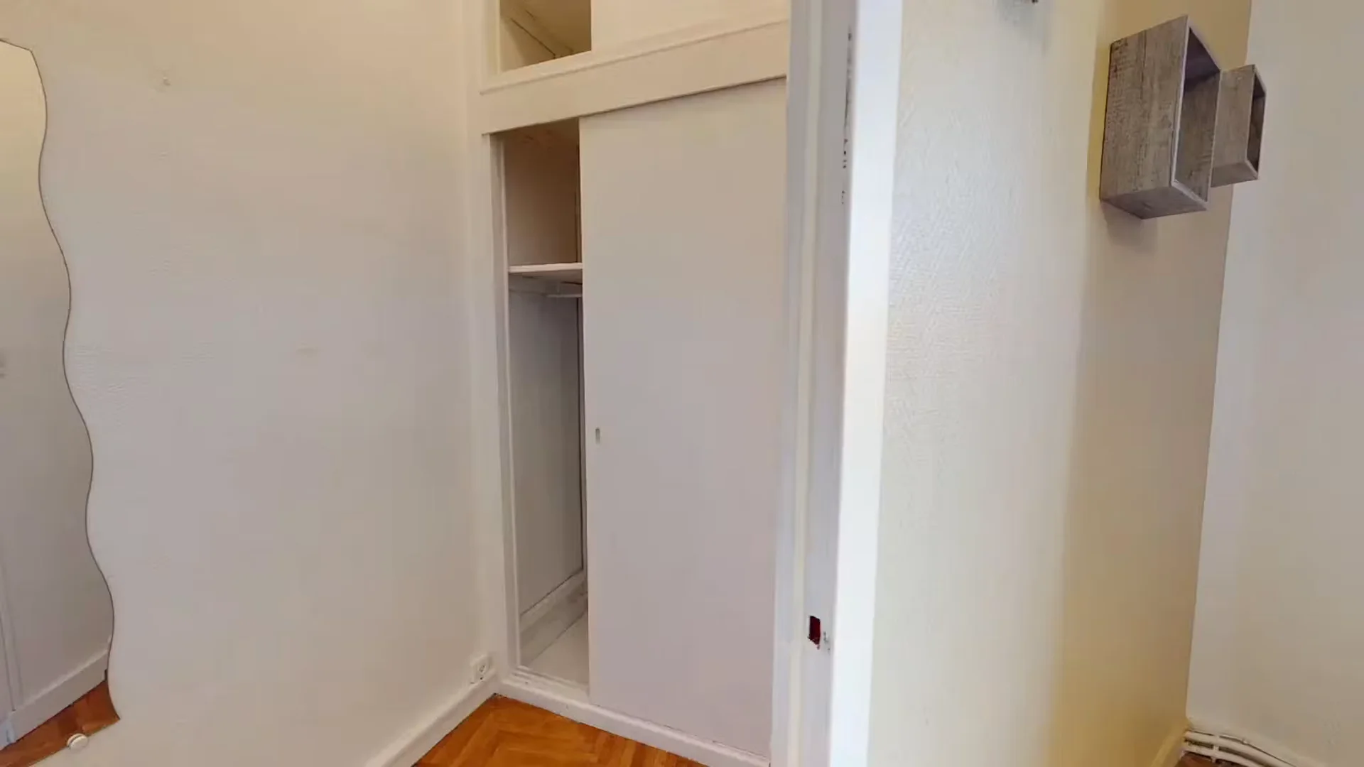 Student room in  with study area and shared facilities
