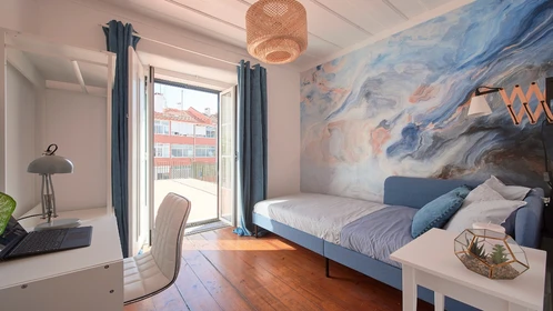 Quarto para alugar num apartamento partilhado em Lisboa