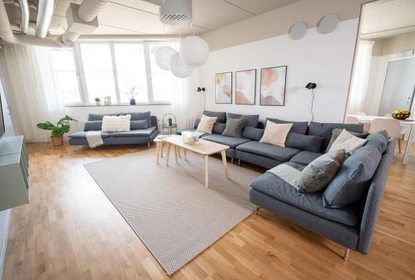 Estúdio muito brilhante para aluguer em Estocolmo