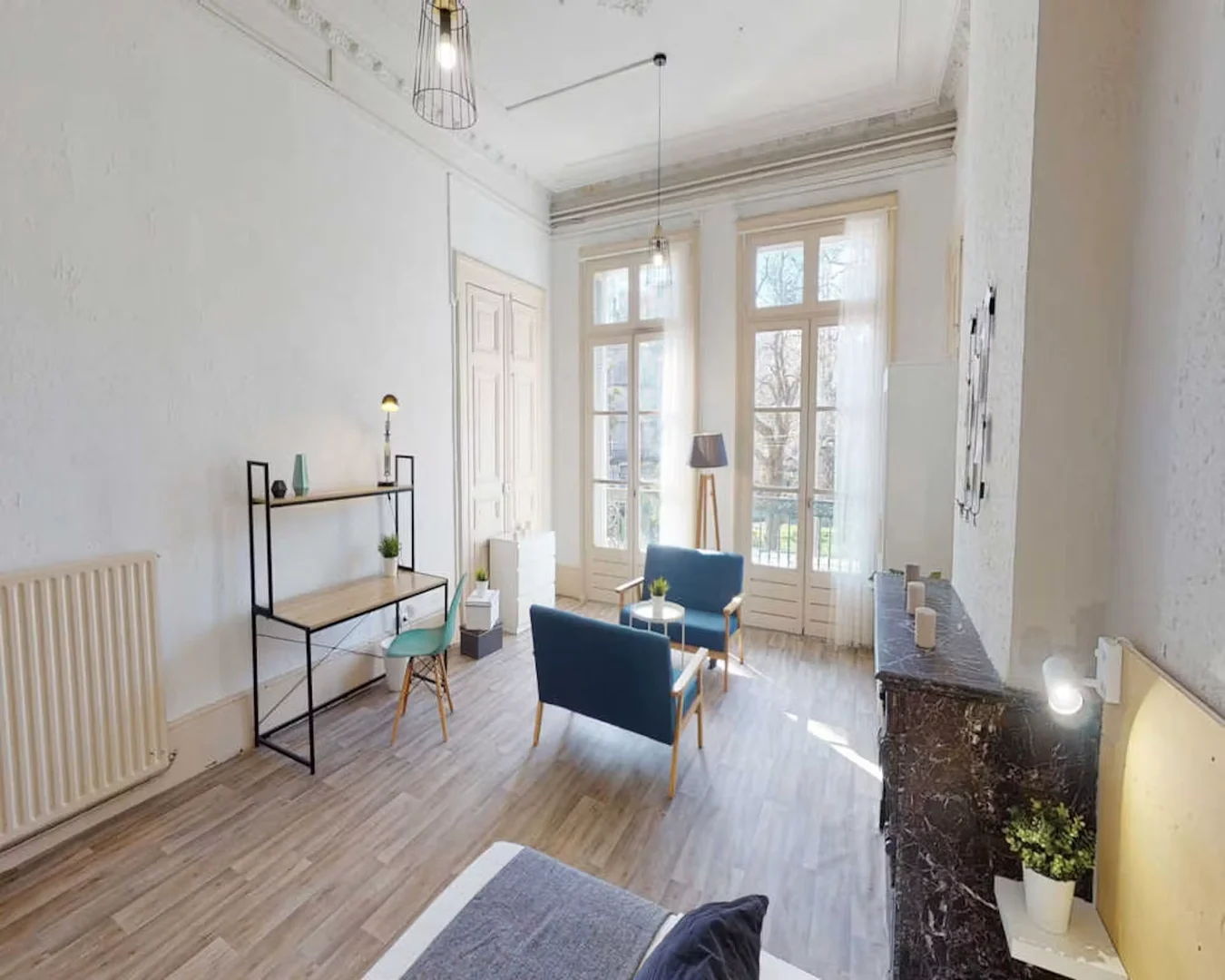 Chambre à louer dans un appartement d'étudiant à , entièrement meublée