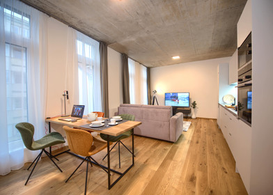 Apartamento totalmente mobilado em Praga